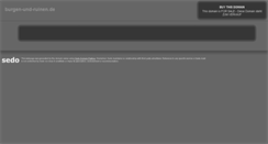 Desktop Screenshot of burgen-und-ruinen.de